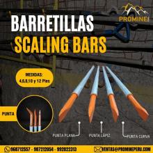 SCALING BARS-BARRETILLAS DE ALUMINIO PARA MINAS PROMINE PERÚ